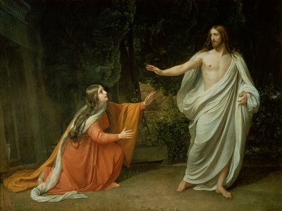 Die Erscheinung Christi vor Maria Magdalena, 1835 von Aleksandr Andreevich Ivanov